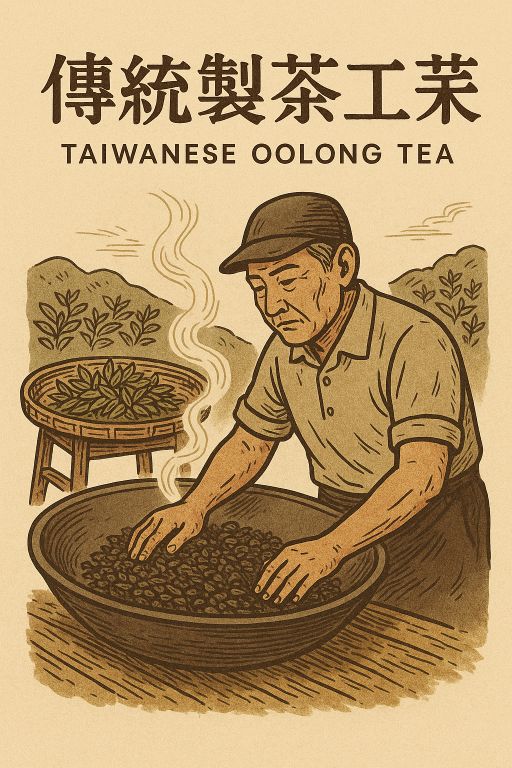 傳統製茶插圖